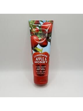 Bath & Body Works CHAMPAGNE APPLE & HONEY 8 Oz. ULTRA SHEA Body Cream DISContinu